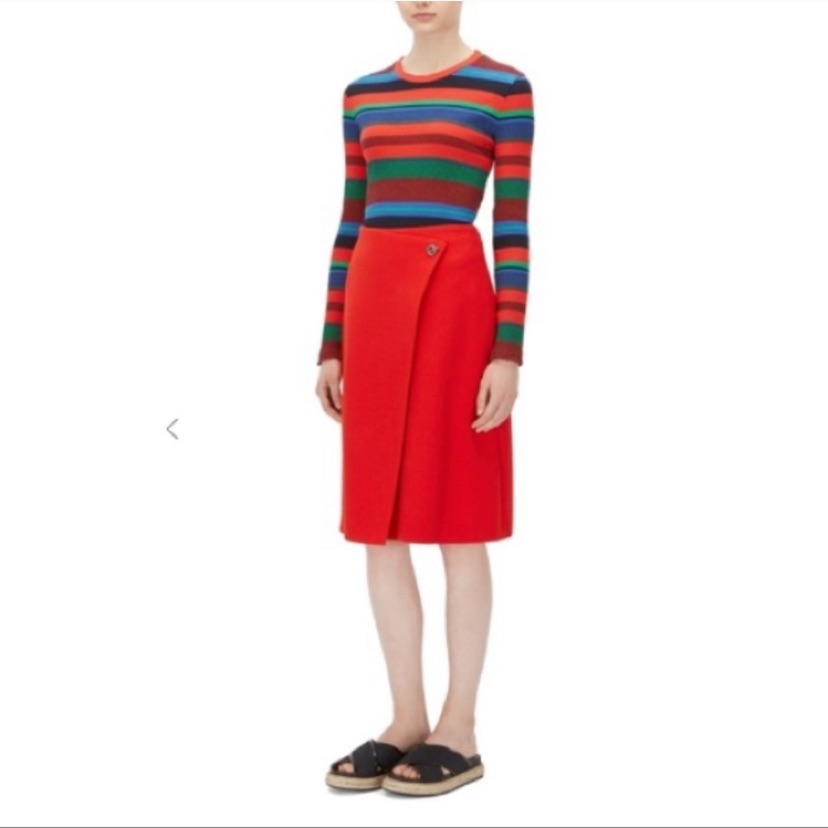 Hugo Boss Vubali A-Line Skirt Bt Red 10